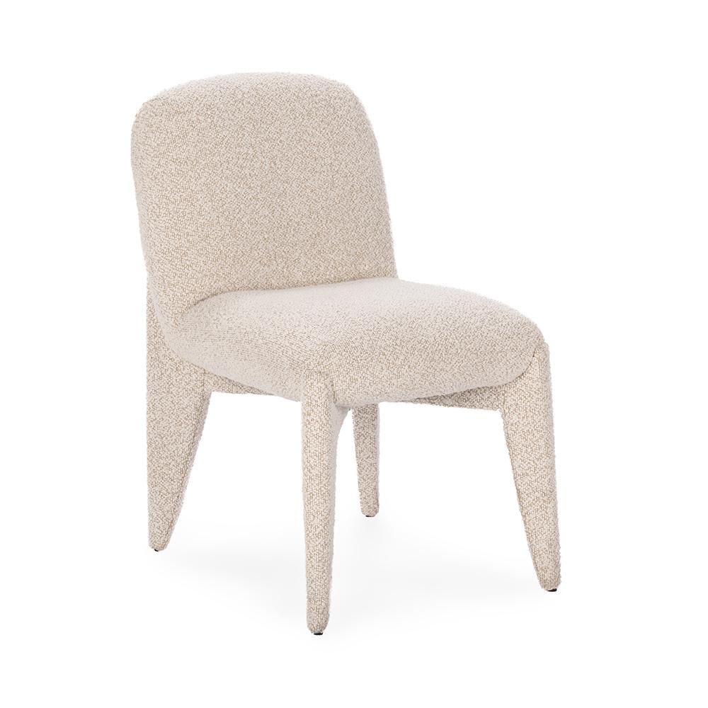 Classic Home  - Danson Upholstered Fabric Dining Chair - Cream - 53006345 veiw 1