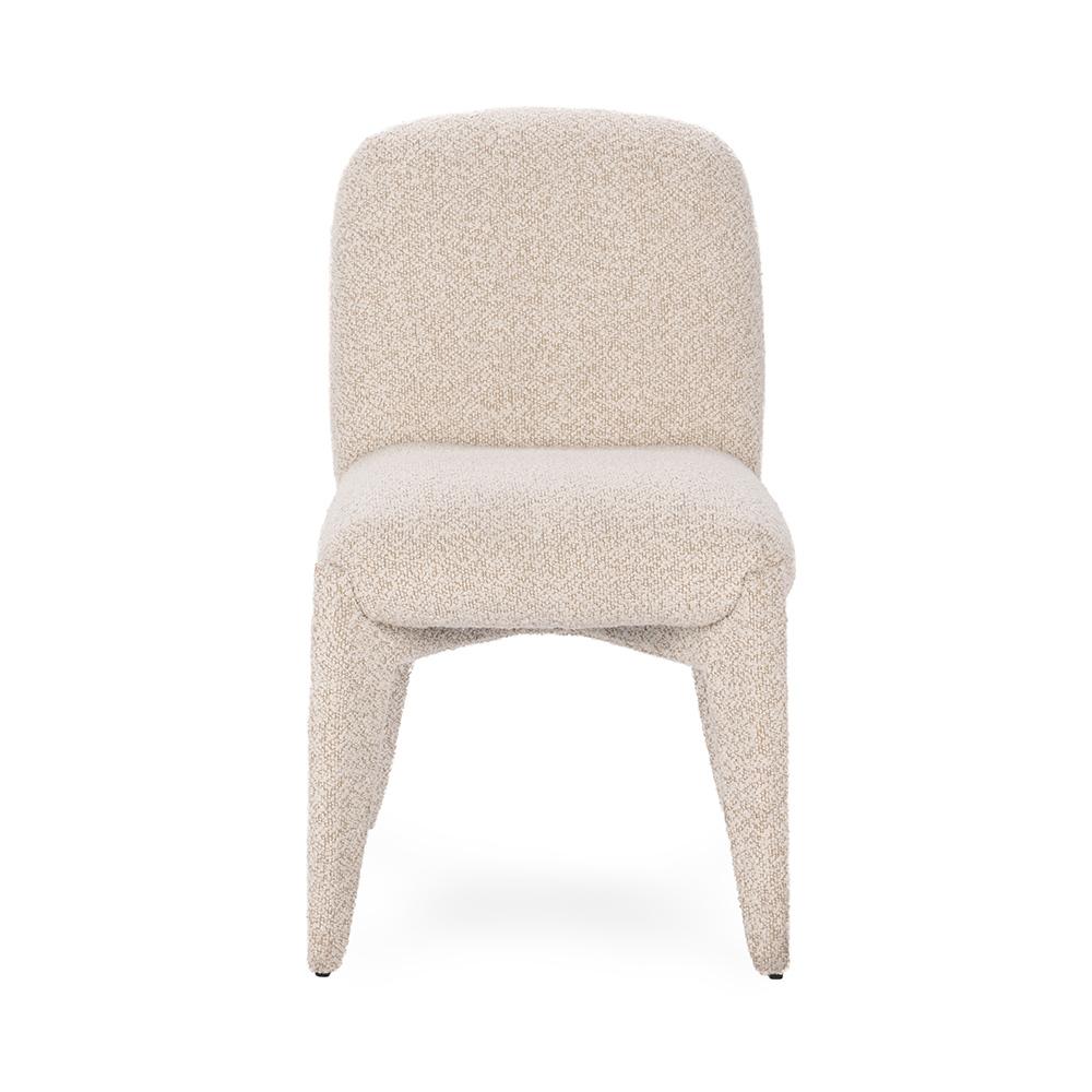 Classic Home  - Danson Upholstered Fabric Dining Chair - Cream - 53006345 veiw 2