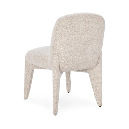 Classic Home  - Danson Upholstered Fabric Dining Chair - Cream - 53006345 veiw 4
