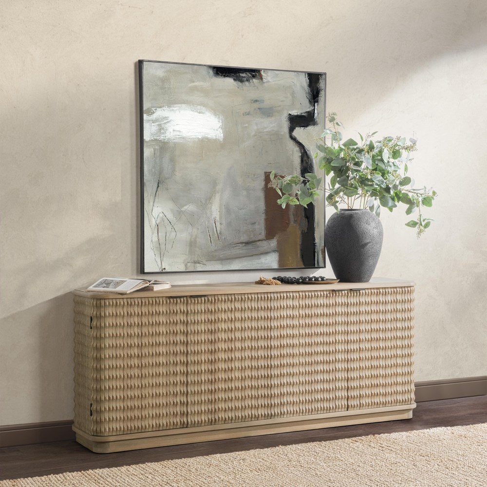 Classic Home - Dariel Elm Wood Sideboard Buffet - Soft Reef - 52004758 view 7