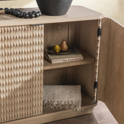 Classic Home - Dariel Elm Wood Sideboard Buffet - Soft Reef - 52004758 view 8