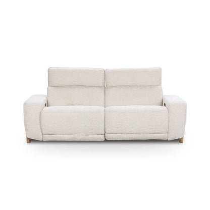 Classic Home - Darrow Zero Gravity Power Recliner Upholstered Fabric Sofa - Ivory - 2220SF11