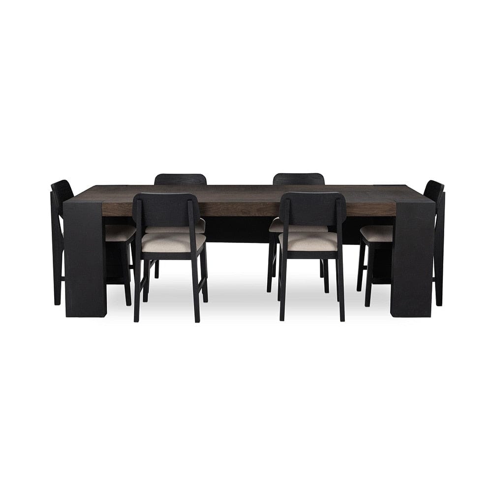 Classic Home  - Deaven 94in Wood Dining Table in Brown - 51031716 veiw 5
