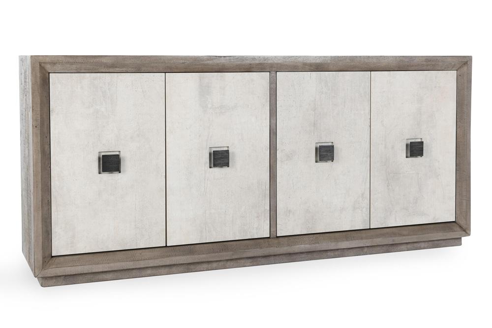 Classic Home - Denver 80in Wood Distressed Gray Sideboard Buffet - 52004066 veiw 1