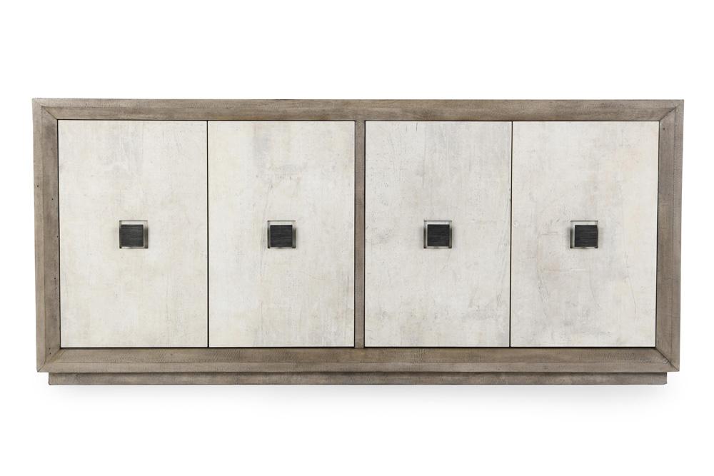 Classic Home - Denver 80in Wood Distressed Gray Sideboard Buffet - 52004066 veiw 2