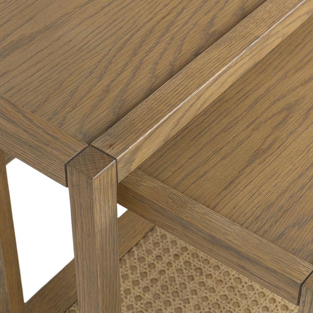 Classic Home  - Devin Oak Wood Nesting End Table - Latte Brown - 51031751 veiw 10