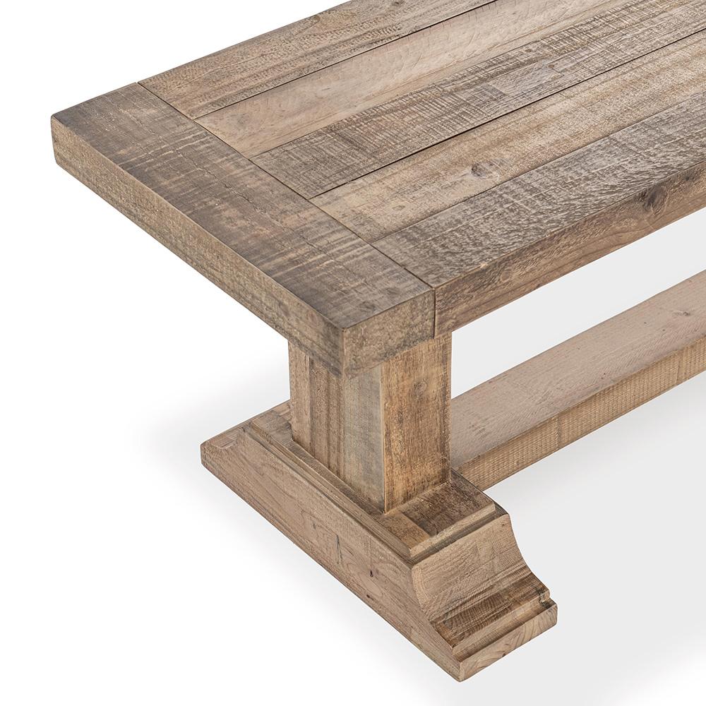 Classic Home  - Dita Reclaimed Pine Wood Bench - Aged Pine - 53006229 veiw 5