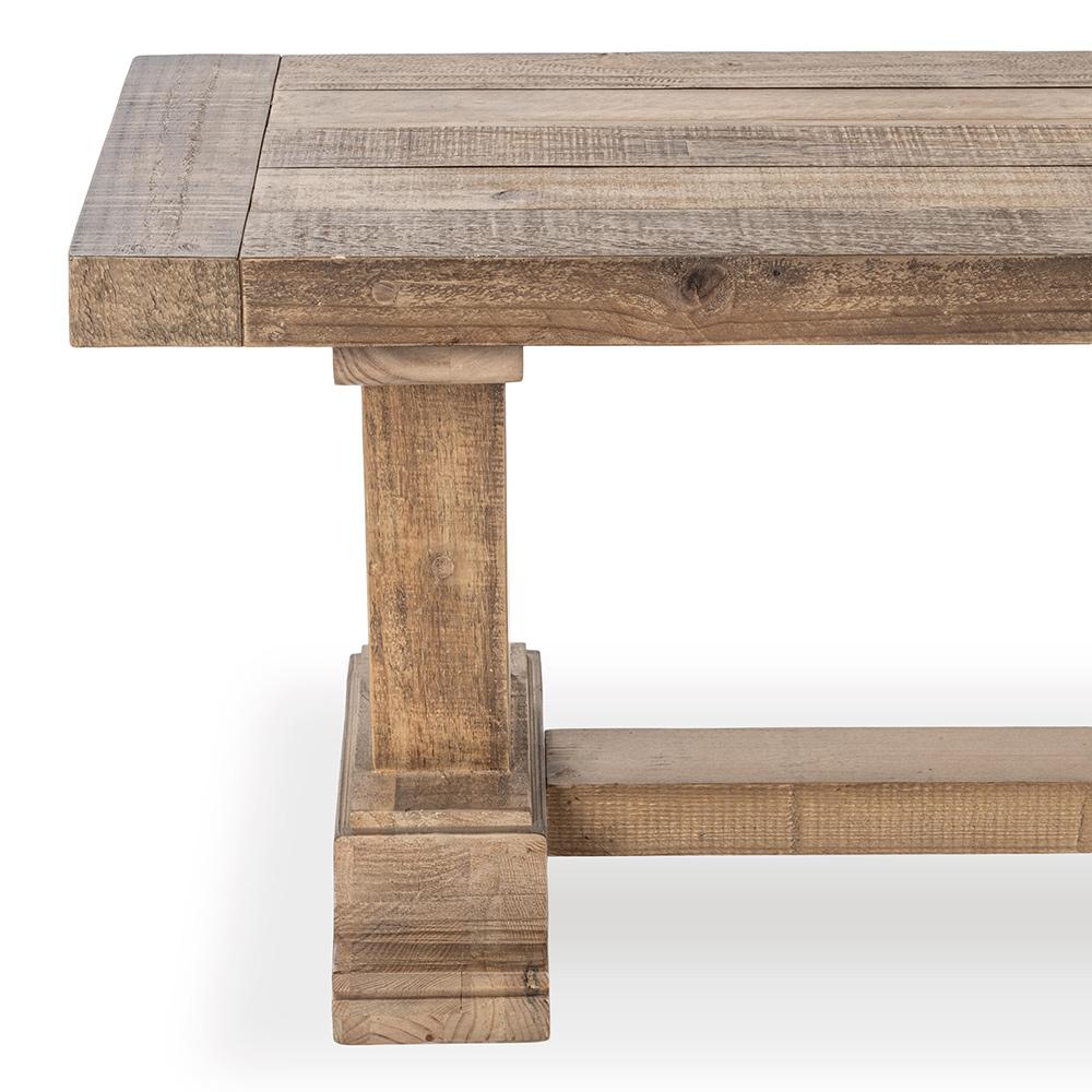 Classic Home  - Dita Reclaimed Pine Wood Bench - Aged Pine - 53006229 veiw 8