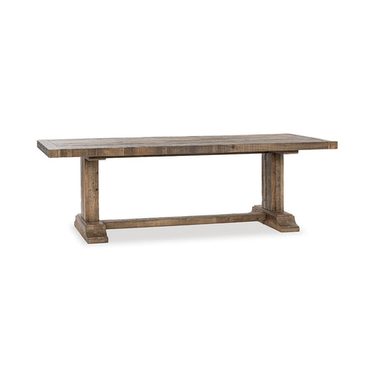 Classic Home  - Dita Reclaimed Pine Wood Dining Table - Aged Pine - 51031686 veiw 1