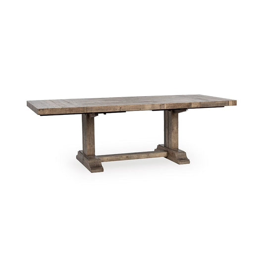 Classic Home  - Dita Reclaimed Pine Wood Extendable Dining Table - Aged Pine - 51031711 veiw 1