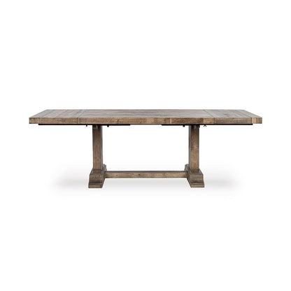 Classic Home  - Dita Reclaimed Pine Wood Extendable Dining Table - Aged Pine - 51031711 veiw 2