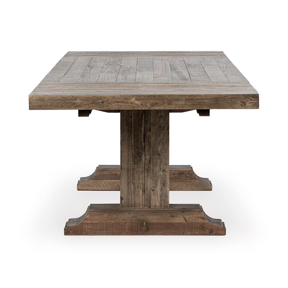 Classic Home  - Dita Reclaimed Pine Wood Extendable Dining Table - Aged Pine - 51031711 veiw 3