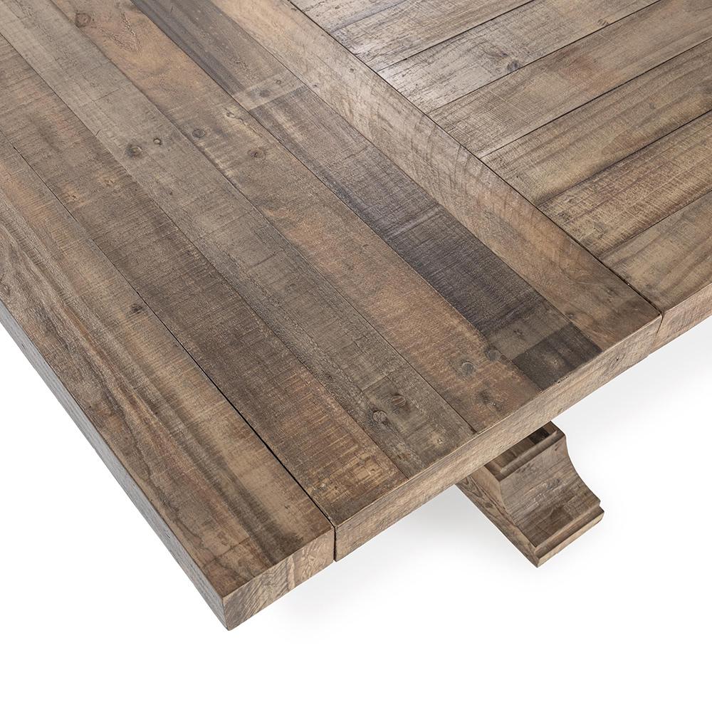 Classic Home  - Dita Reclaimed Pine Wood Extendable Dining Table - Aged Pine - 51031711 veiw 5