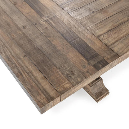 Classic Home  - Dita Reclaimed Pine Wood Extendable Dining Table - Aged Pine - 51031711 veiw 5