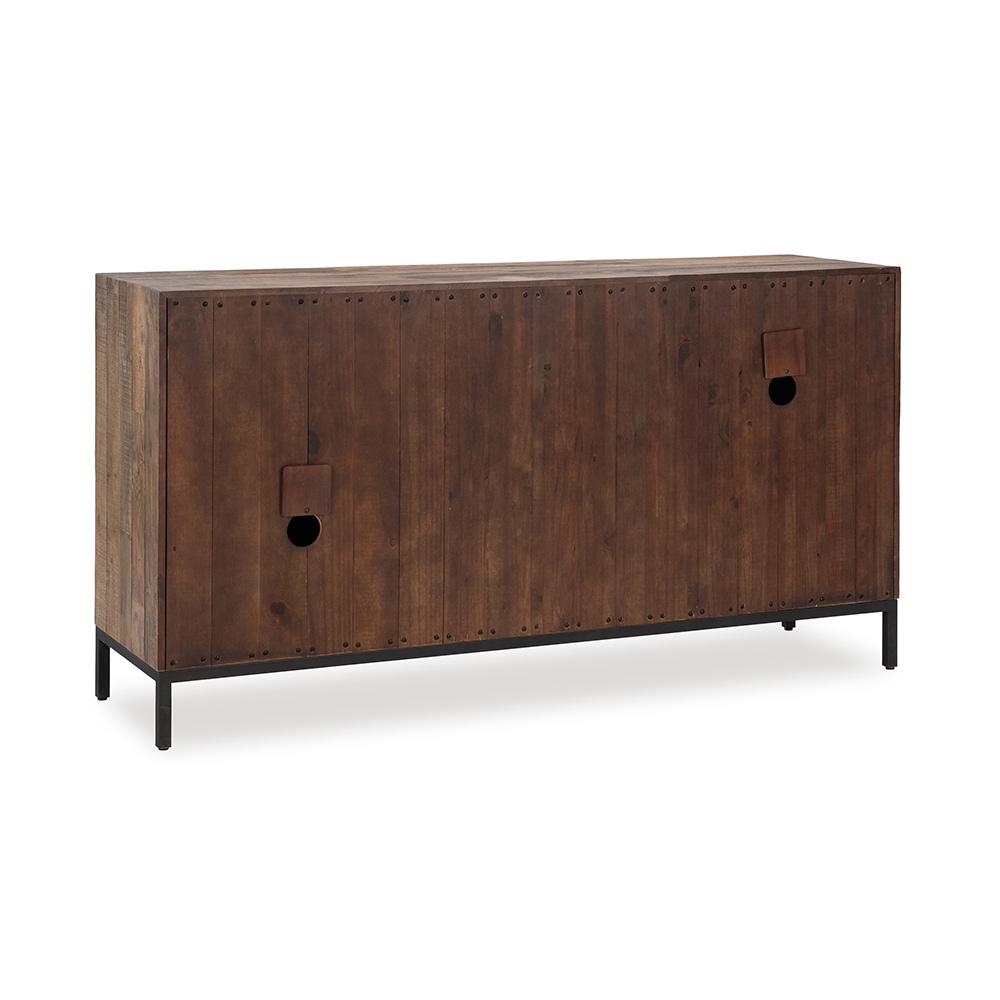 Classic Home  - Dita Reclaimed Pine Wood Sideboard Buffet - Aged Pine - 52004190 veiw 5