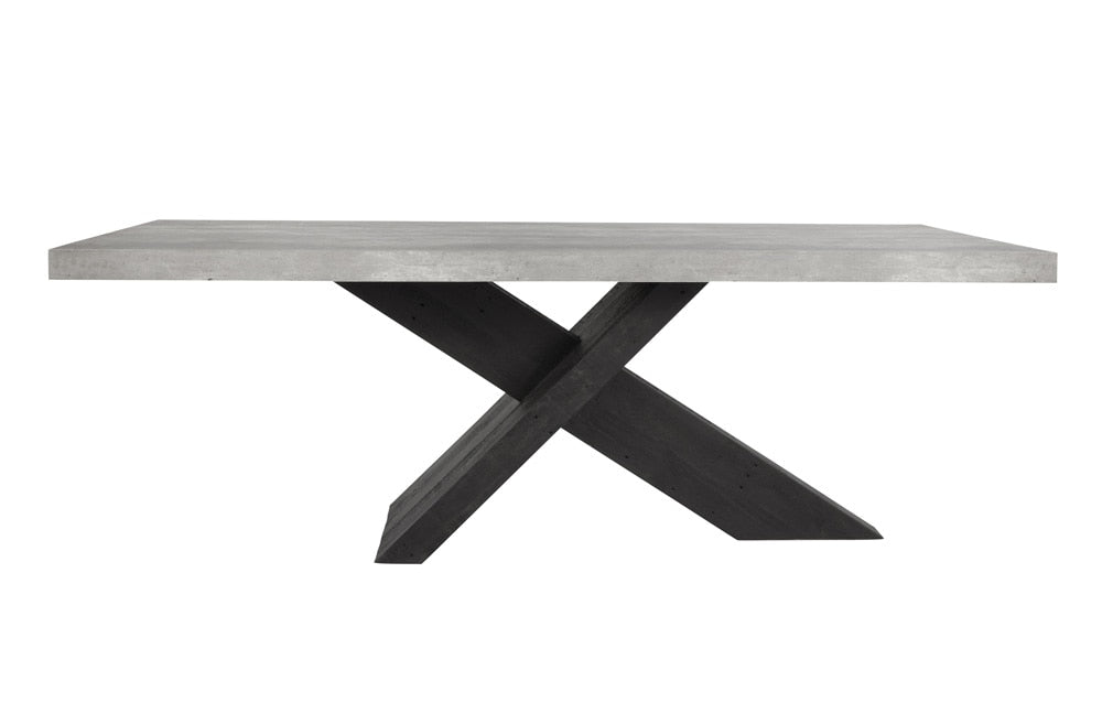 Classic Home - Durant 84in Dining Table Black/Antique Gray - 51031237 veiw 2