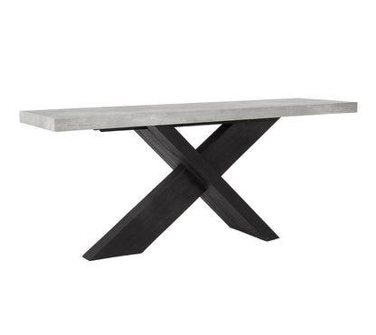 Classic Home - Durant Console Table Black/Antique Gray - 51031239 veiw 1