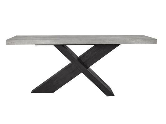 Classic Home - Durant Console Table Black/Antique Gray - 51031239 veiw 2