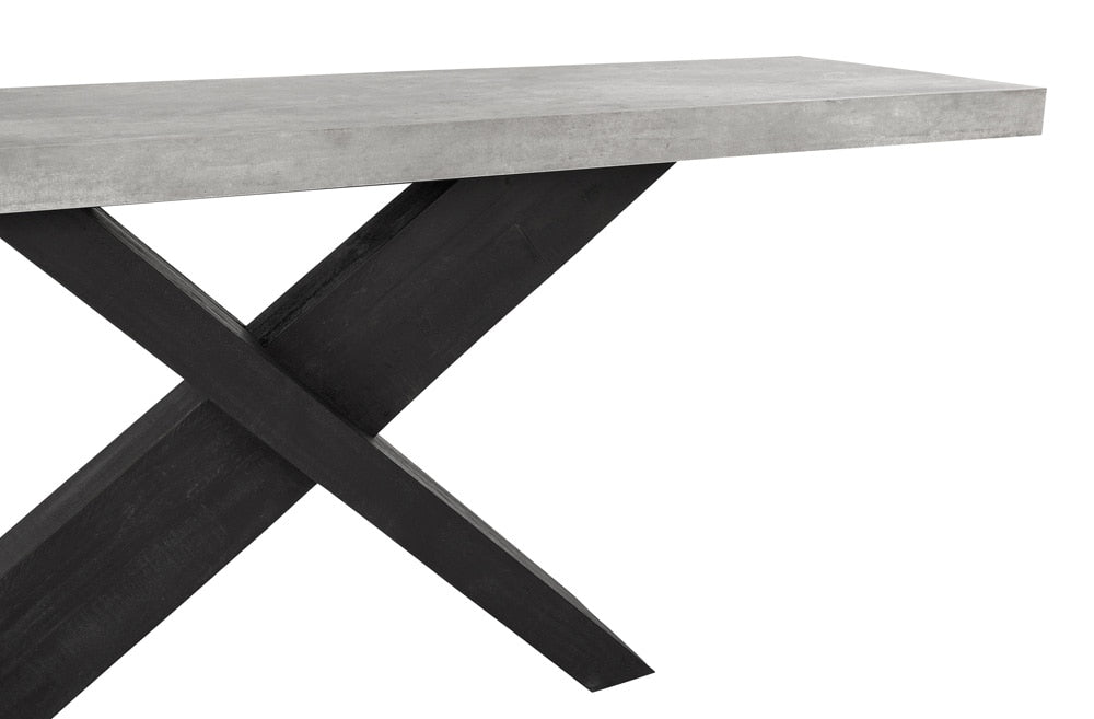 Classic Home - Durant Console Table Black/Antique Gray - 51031239 veiw 5
