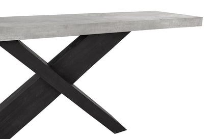 Classic Home - Durant Console Table Black/Antique Gray - 51031239 veiw 5