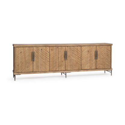 Classic Home - Edison Reclaimed Pine Sideboard - Sandy Cove Brown - 52004767 view 1