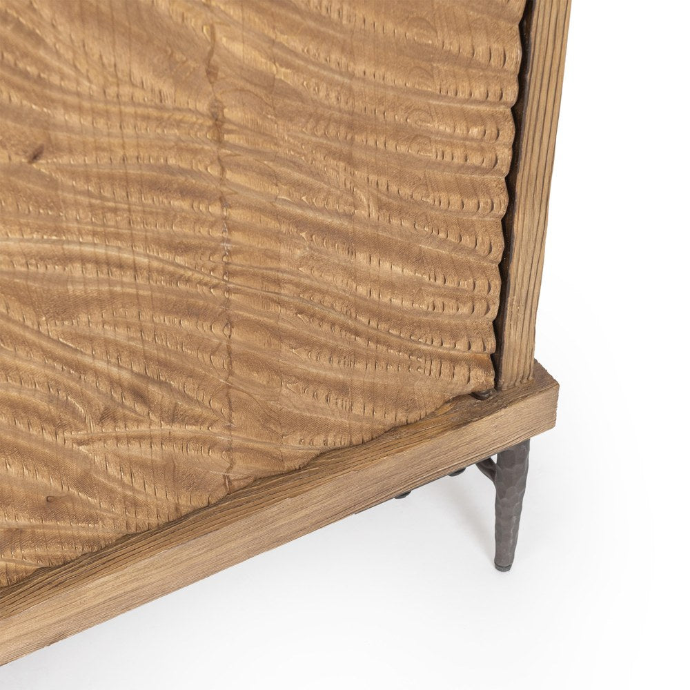 Classic Home - Edison Reclaimed Pine Sideboard - Sandy Cove Brown - 52004767 view 5