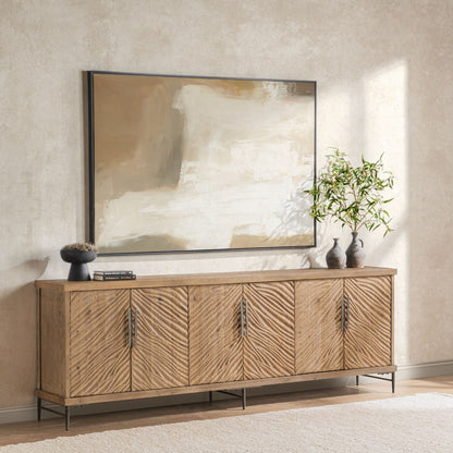 Classic Home - Edison Reclaimed Pine Sideboard - Sandy Cove Brown - 52004767 view 7