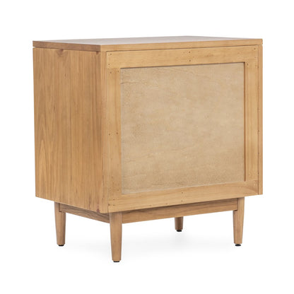 Classic Home - Edris 2-Door Wood Nightstand - Natural - 54003231 view 4