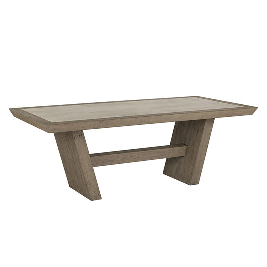 Classic Home - Efron 84in Reclaimed Wood Dining Table In Distressed Gray - 51031320 veiw 1