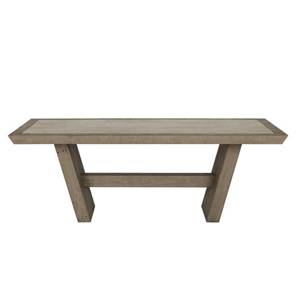 Classic Home - Efron 84in Reclaimed Wood Dining Table In Distressed Gray - 51031320 veiw 3
