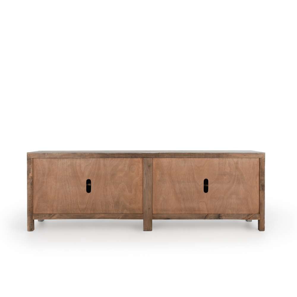 Classic Home - Elani Reclaimed Pine 4Dr Cabinet Timeworn Gray - 52004646 veiw 5