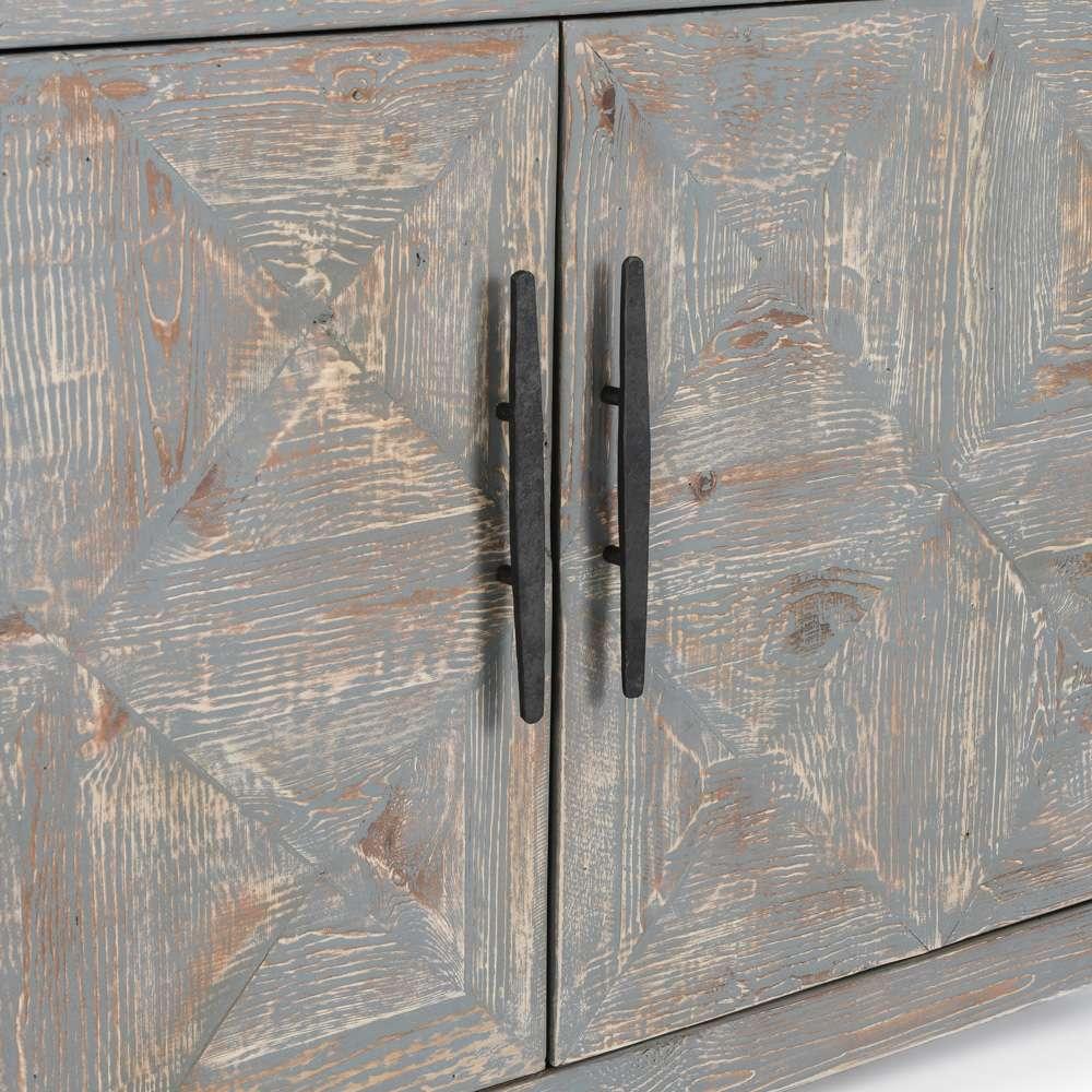 Classic Home - Elani Reclaimed Pine 4Dr Cabinet Timeworn Gray - 52004646 veiw 8