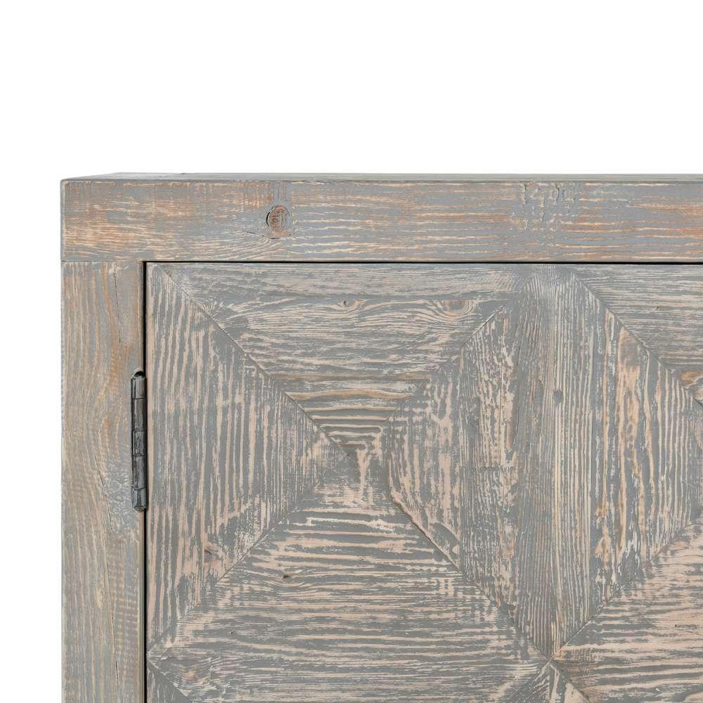 Classic Home - Elani Reclaimed Pine 4Dr Cabinet Timeworn Gray - 52004646 veiw 10