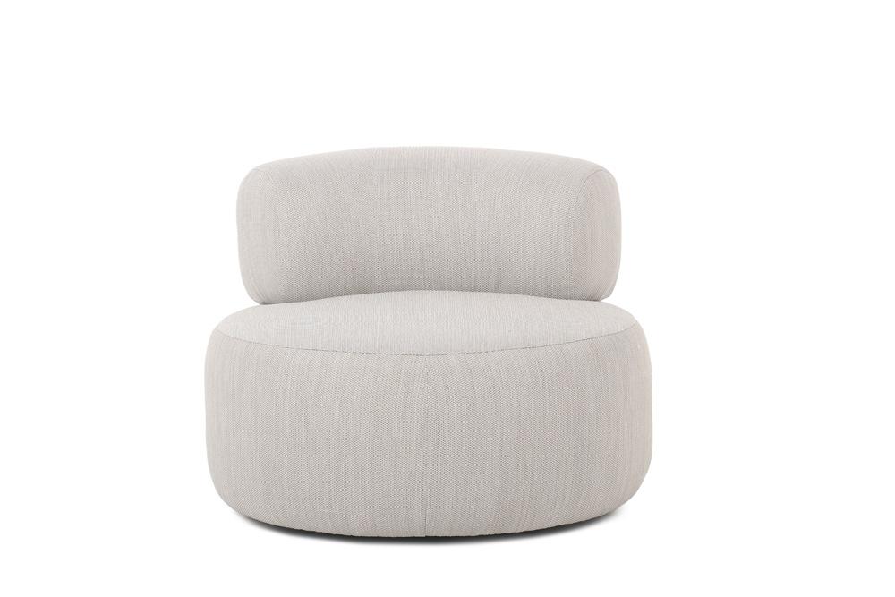 Classic Home - Ellis Outdoor Swivel Lounge Chair Light Gray - 53051544 veiw 3