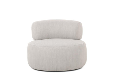 Classic Home - Ellis Outdoor Swivel Lounge Chair Light Gray - 53051544 veiw 3