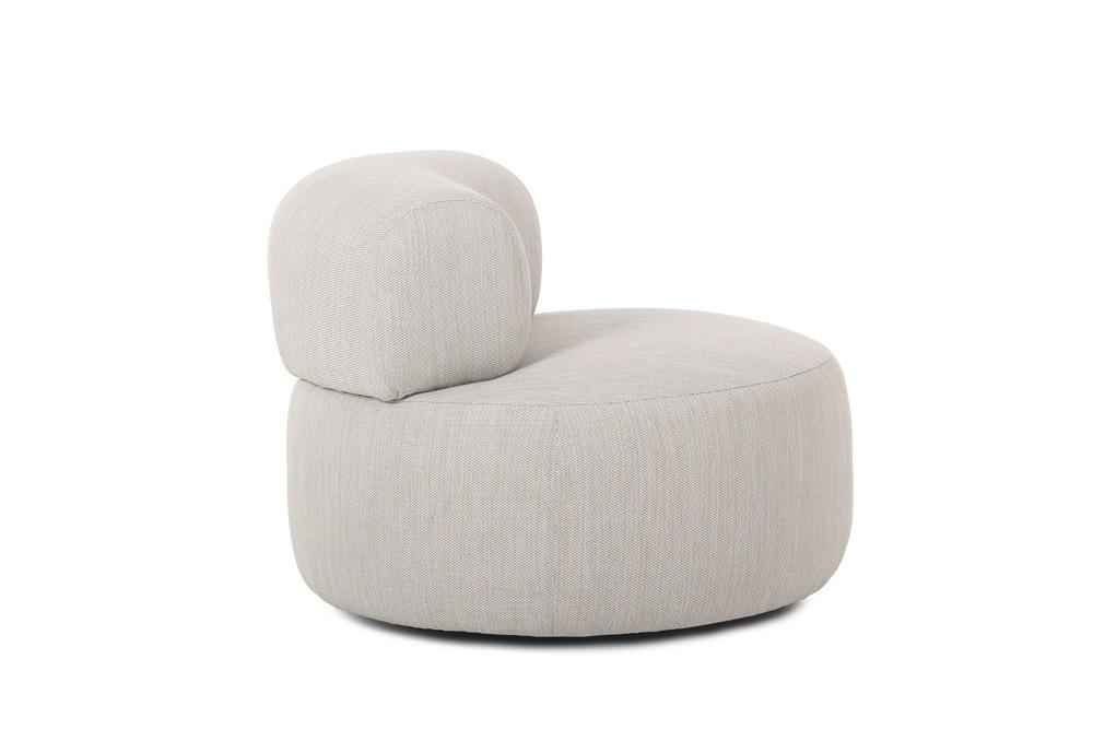 Classic Home - Ellis Outdoor Swivel Lounge Chair Light Gray - 53051544 veiw 4