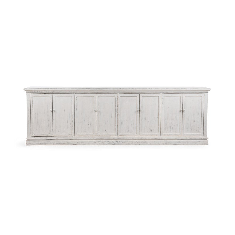 Classic Home - Elmer Reclaimed Pine Sideboard - Shoreline White - 52004263 view 2