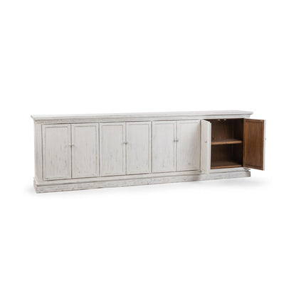 Classic Home - Elmer Reclaimed Pine Sideboard - Shoreline White - 52004263 view 3