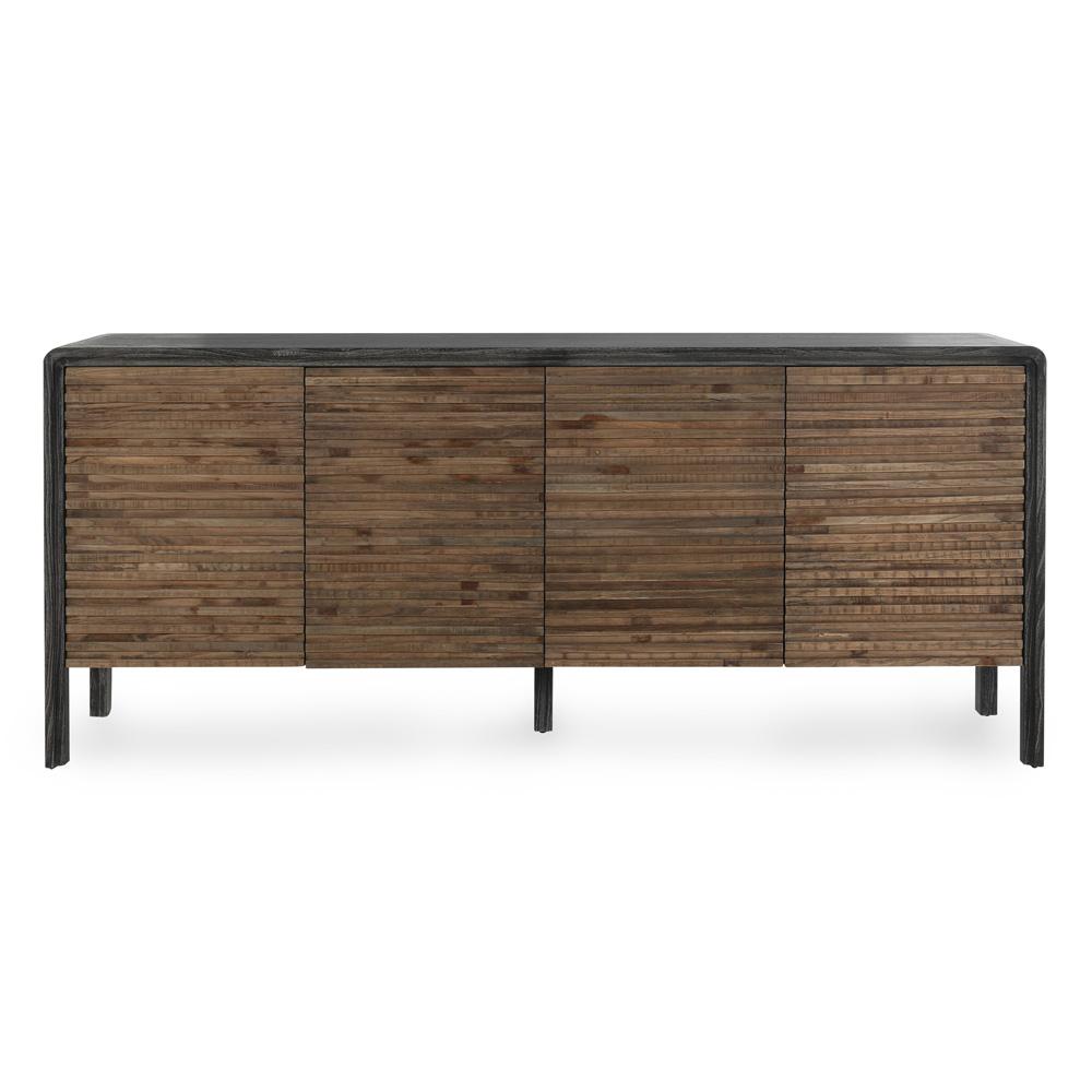Classic Home - Elodie 4Dr Sideboard Black/Natural - 52004680 veiw 2