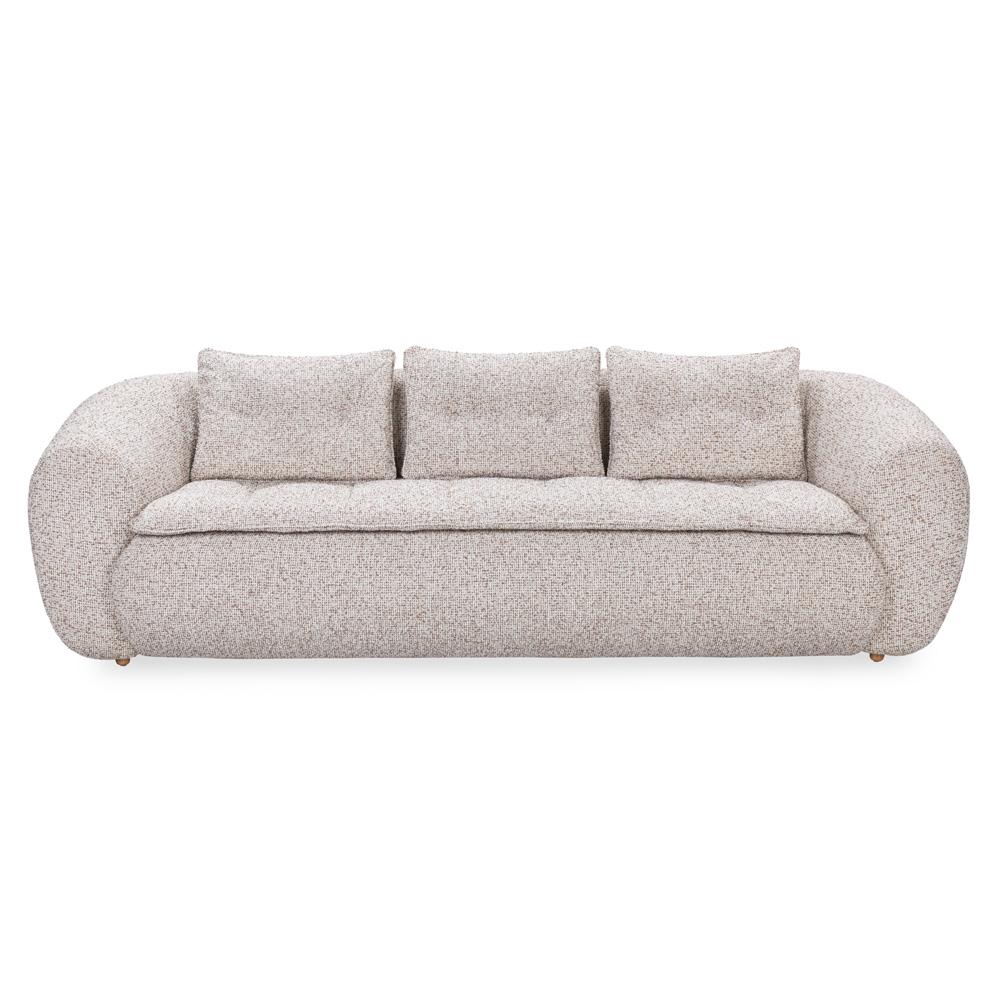 Classic Home - Ember 103in Upholstered Fabric Sofa In Cream White - 6105Sf15 veiw 2