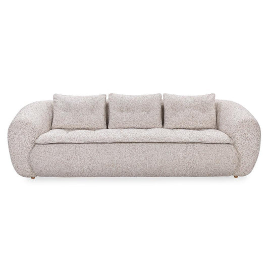 Classic Home - Ember 103in Upholstered Fabric Sofa In Cream White - 6105Sf15 veiw 2