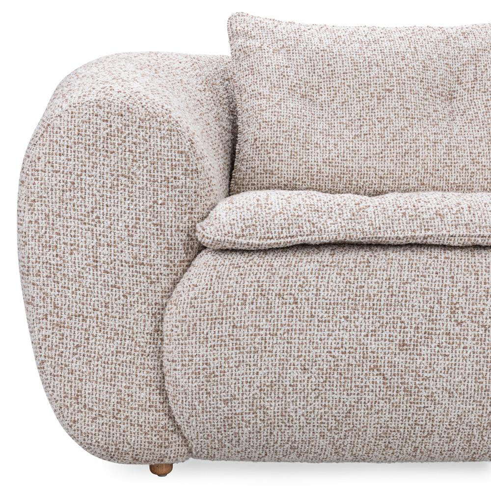 Classic Home - Ember 103in Upholstered Fabric Sofa In Cream White - 6105Sf15 veiw 4