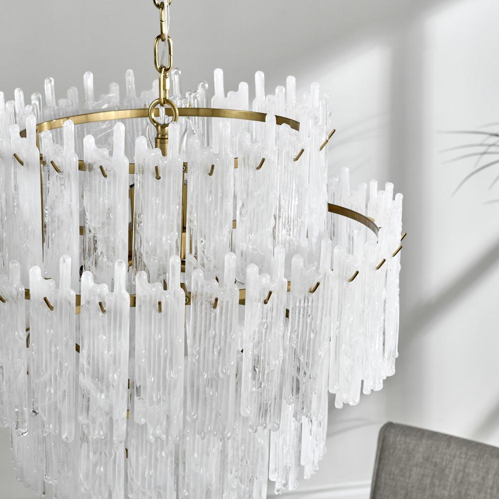 Classic Home - Everly 7-Light Round Glass Chandelier  - 56004250 veiw 3