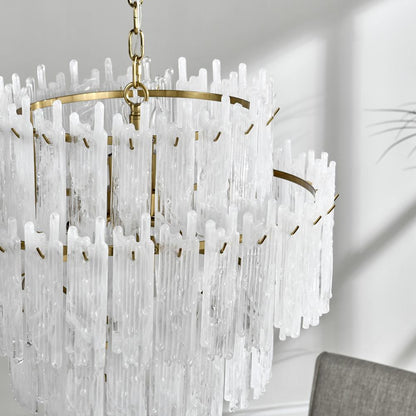 Classic Home - Everly 7-Light Round Glass Chandelier  - 56004250 veiw 3