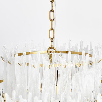 Classic Home - Everly 7-Light Round Glass Chandelier  - 56004250 veiw 4