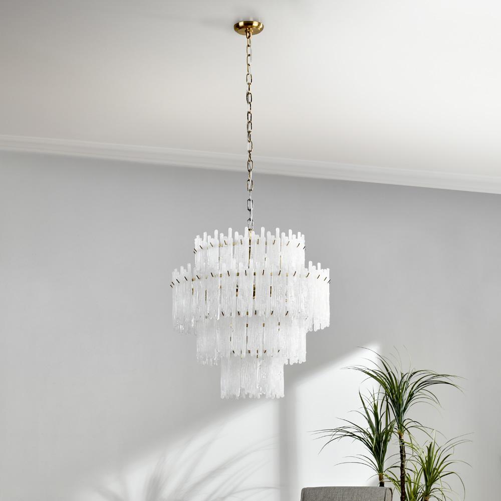 Classic Home - Everly 7-Light Round Glass Chandelier  - 56004250 veiw 6
