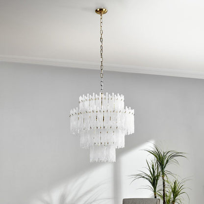 Classic Home - Everly 7-Light Round Glass Chandelier  - 56004250 veiw 6