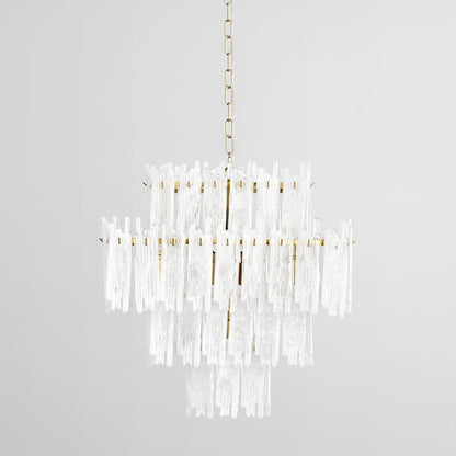 Classic Home  - Everly  Square Chandelier - Clear/White - 56004251 veiw 2