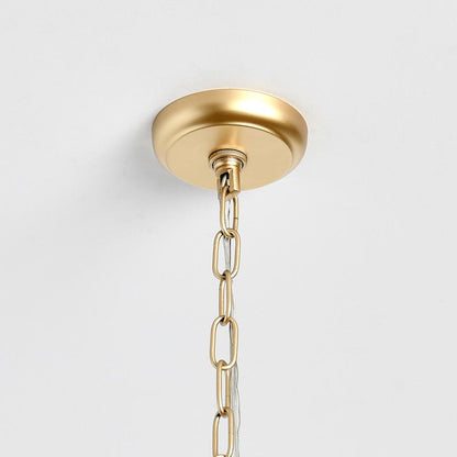 Classic Home  - Everly  Square Chandelier - Clear/White - 56004251 veiw 3