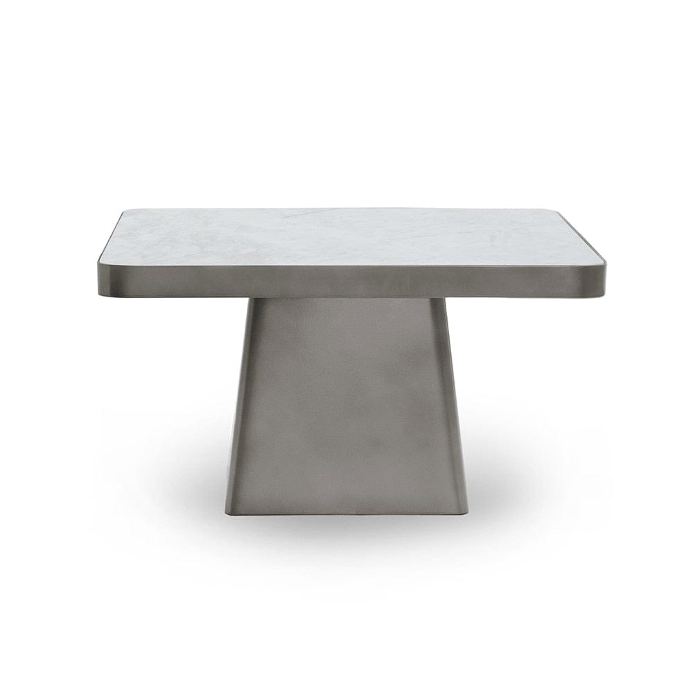 Classic Home  - Far Marble and Metal Square Coffee Table - Slate Gray - 51011909 veiw 2